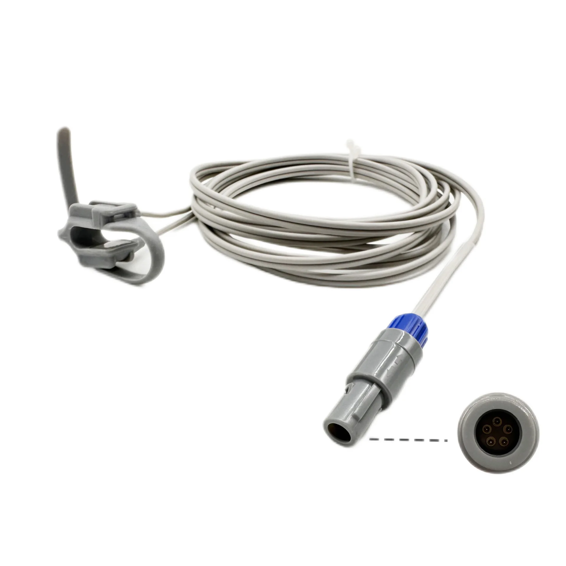 Bloods oxygen probe 5-pin single veterinary neonatal finger clip sp02 bloods oxygen saturation consumables factory accessories