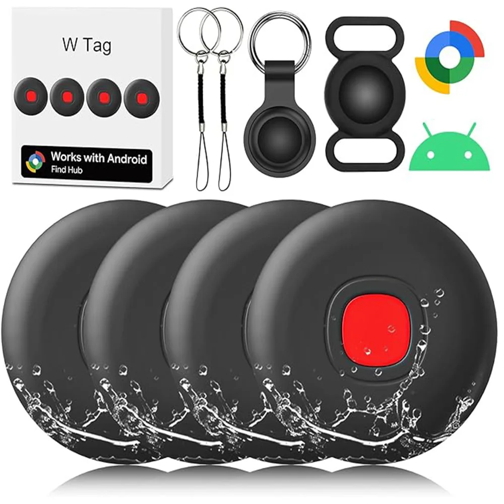 

Android Tracker Tags Bluetooth Smart Tag GPS Locator Work with Find My Device Google Air tags Tracking Search Item Finde
