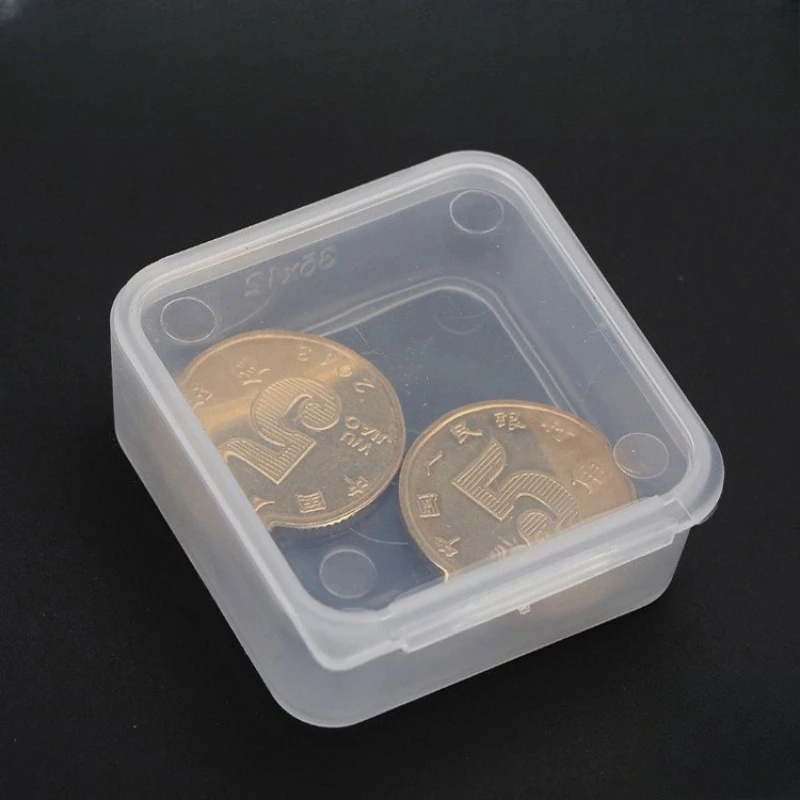 30pcs Storage Boxes Mini Clear Plastic Storage Containers with Lid for Coins Jewelry Beads Small Items and Electronic Components