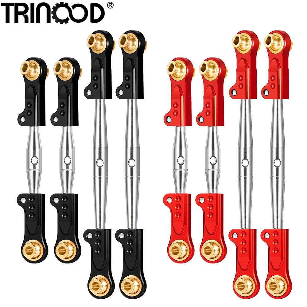 

TRINOOD 1Pair Alu Alloy Linkage Front Rear Suspension Links and Rod Ends Set for 1/10 A-RRMA FURY MEGA Upgrade Parts