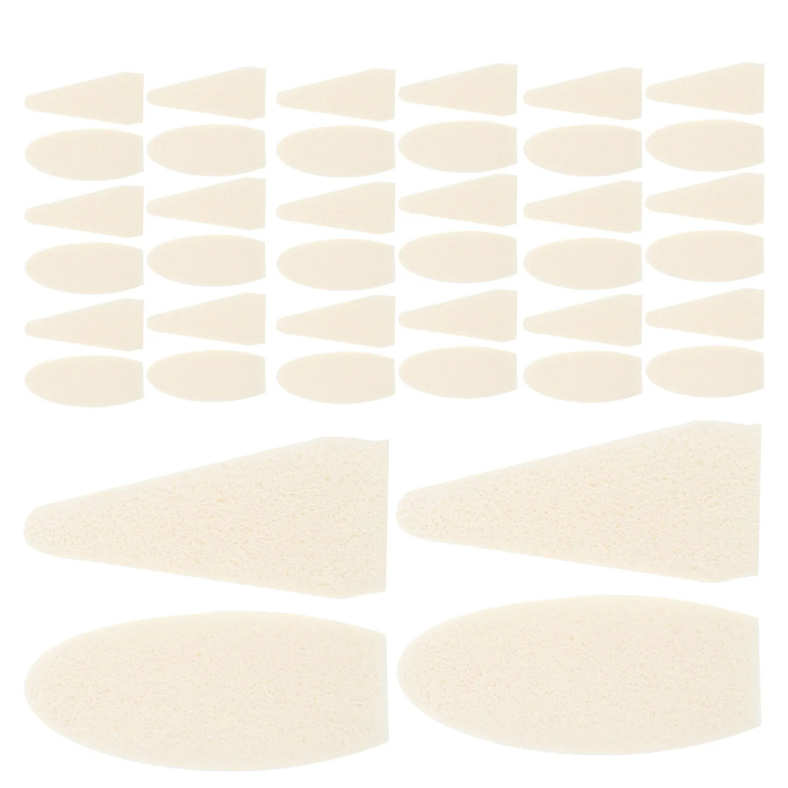 200Pcs Art Blending Sponge Replacement Sketch Wiper Heads High Density Drawing Tools Sponge Brush for Sketch Erasers Sketching