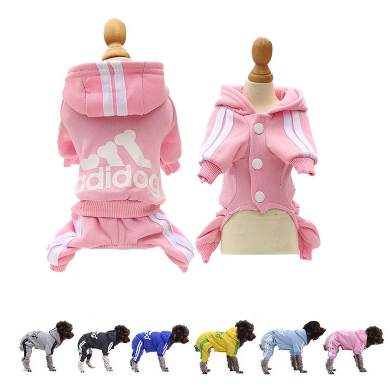 XS-XXL Pet Products Adidog Small Dog Clothes Winter Thickened Pet Clothing Dog Jumpsuits Yorkshire Terrier Chihuahua Dog Hoodies