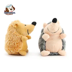 Hedgehog Soft Plush Dog Toys Small/Large Dogs Interactive /Squeaky Sound Toy Chew Bite Resistant toy Pets Accessories Supplies