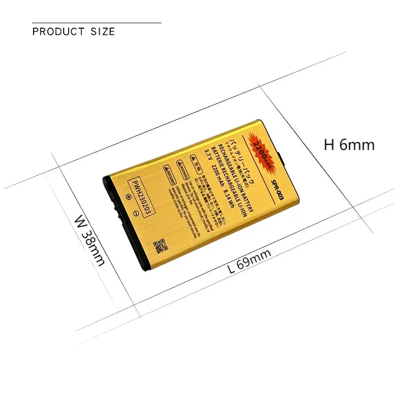 

Аккумулятор SPR003 3.7V 2200mAh, литиевый, перезаряжаемый, для Nintendo N3DS, 3DSXL, New 3DS, встроенные батареи