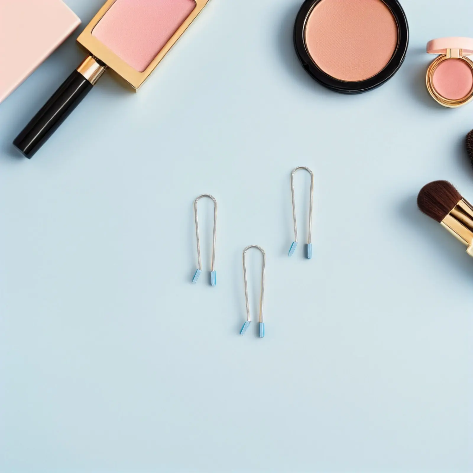 

24Pcs Hair Roller Clips Hot Curlers Replacement U Shaped Clamps Small Size Secure Hold Clips for Electric Curling Roller Styling