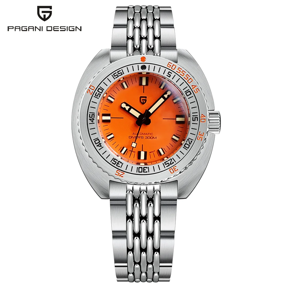 

Часы наручные PAGANI DESIGN Мужские автоматические, водонепроницаемые 2024 м, нержавеющая сталь
