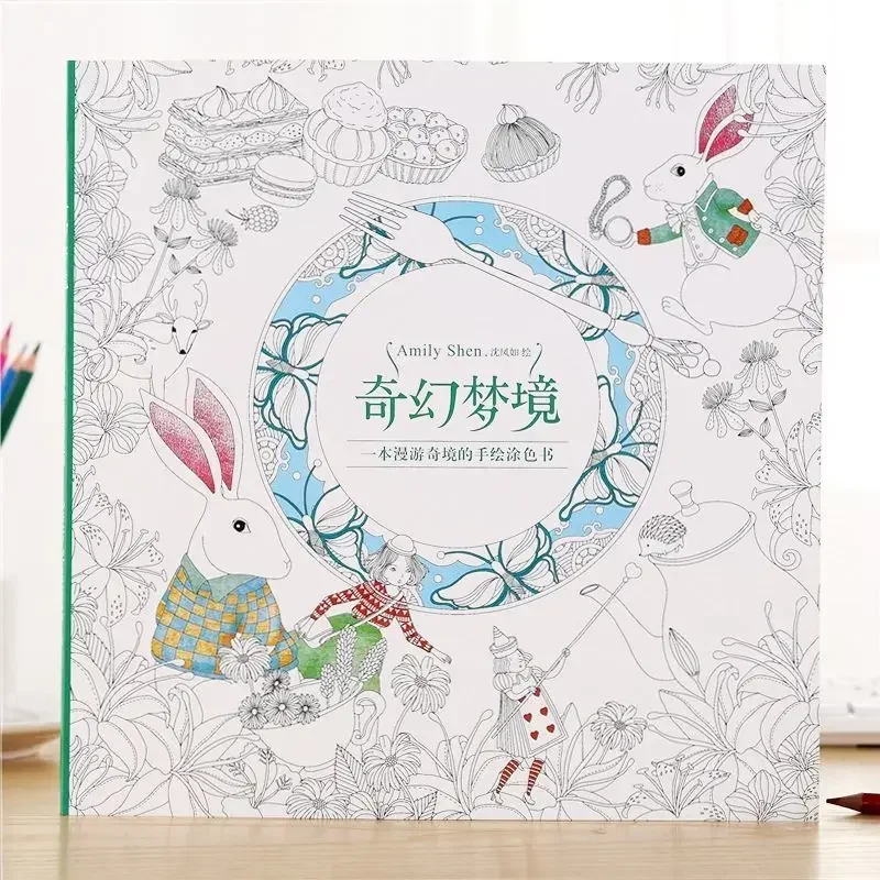 Books 120p Korean Mandalas Flower Coloring Book for Children Adult Relieve Stress Graffiti Painting Drawing Art Book Stationery