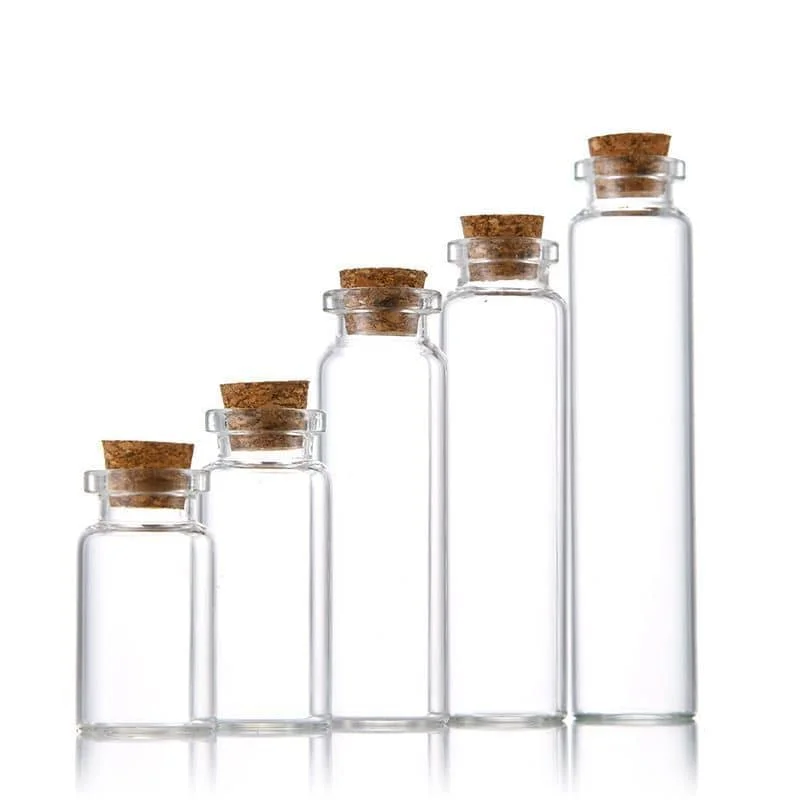 300PCS Manual filling custom glass bottles hourglasses crystal Color quality sand crafts Creative souvenirs