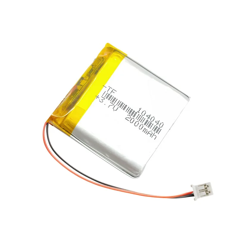 3.7V Polymer Lithium Battery 4.2V Rechargeable 104040 Bluetooth Speaker Banknote Detector 2000mAh