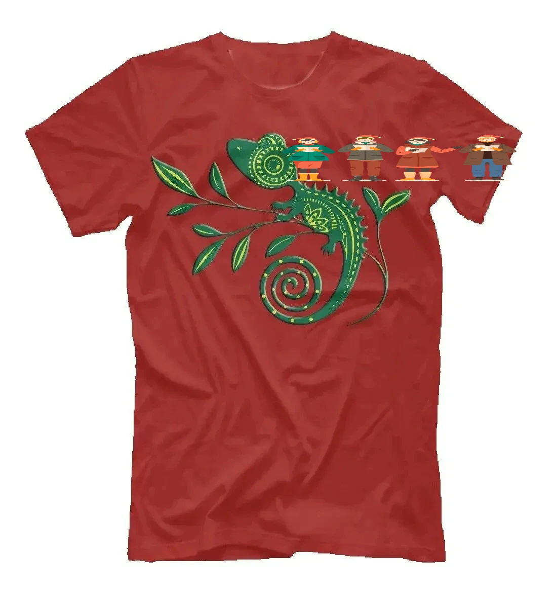 Abstract Esoterics Psychedelic Lizard T-Shirt 100% Cotton O-Neck Summer Short Sleeve Casual Mens T-shirt Size S-3XL
