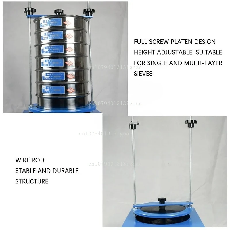 200-type laboratory standard sieving machine inspection vibration sieving sample sieving electric shaker  machine