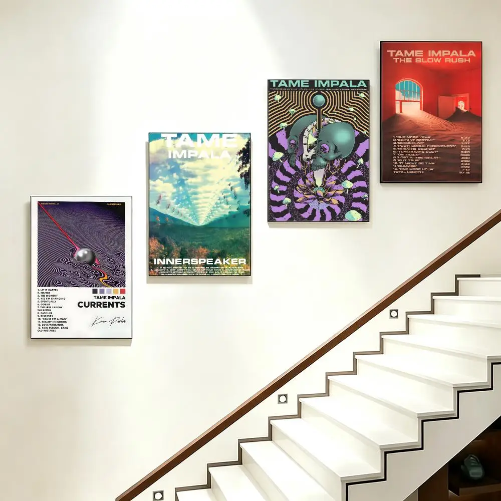 band Tame Impala Poster Poster HD  Printing Soothing and Cream Style Home Decor for the Living Room cafes Gift Giving