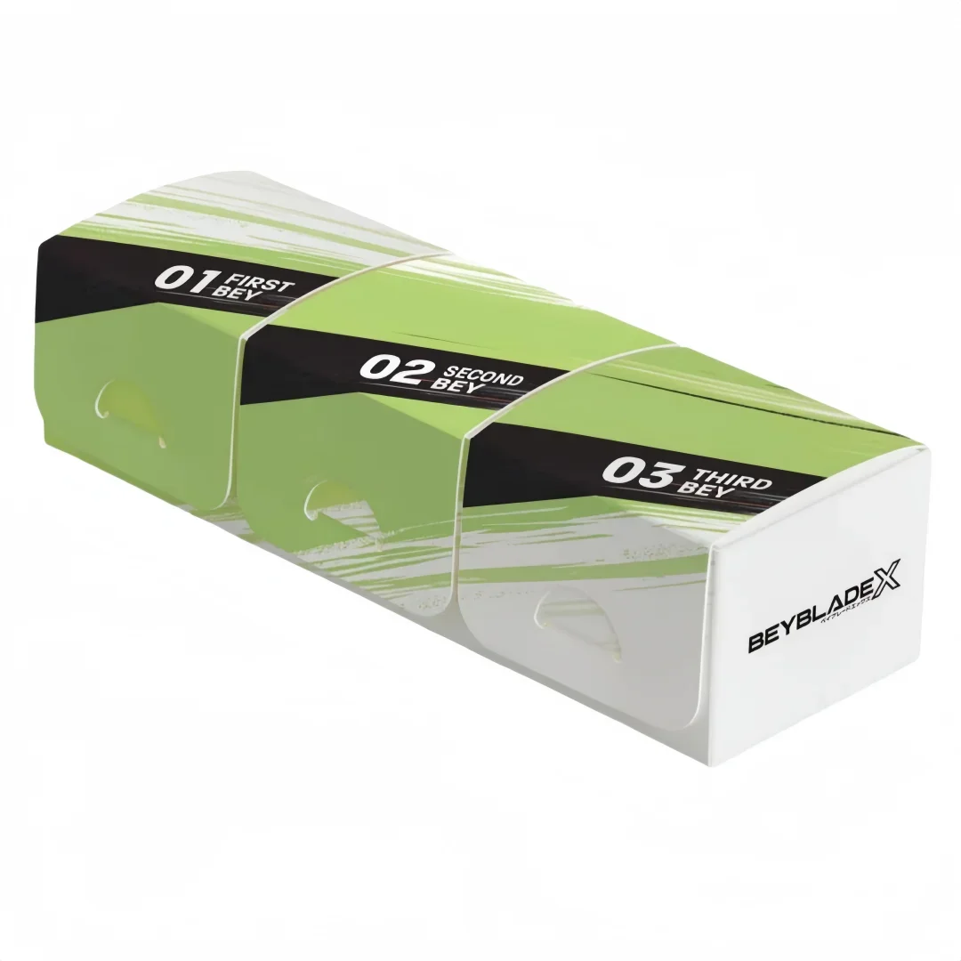 ECHTE TAKARA TOMY Beyscollector X BEYS BX-12 3on3 Deck Case Verpackung für das 3on3 Deck Case.