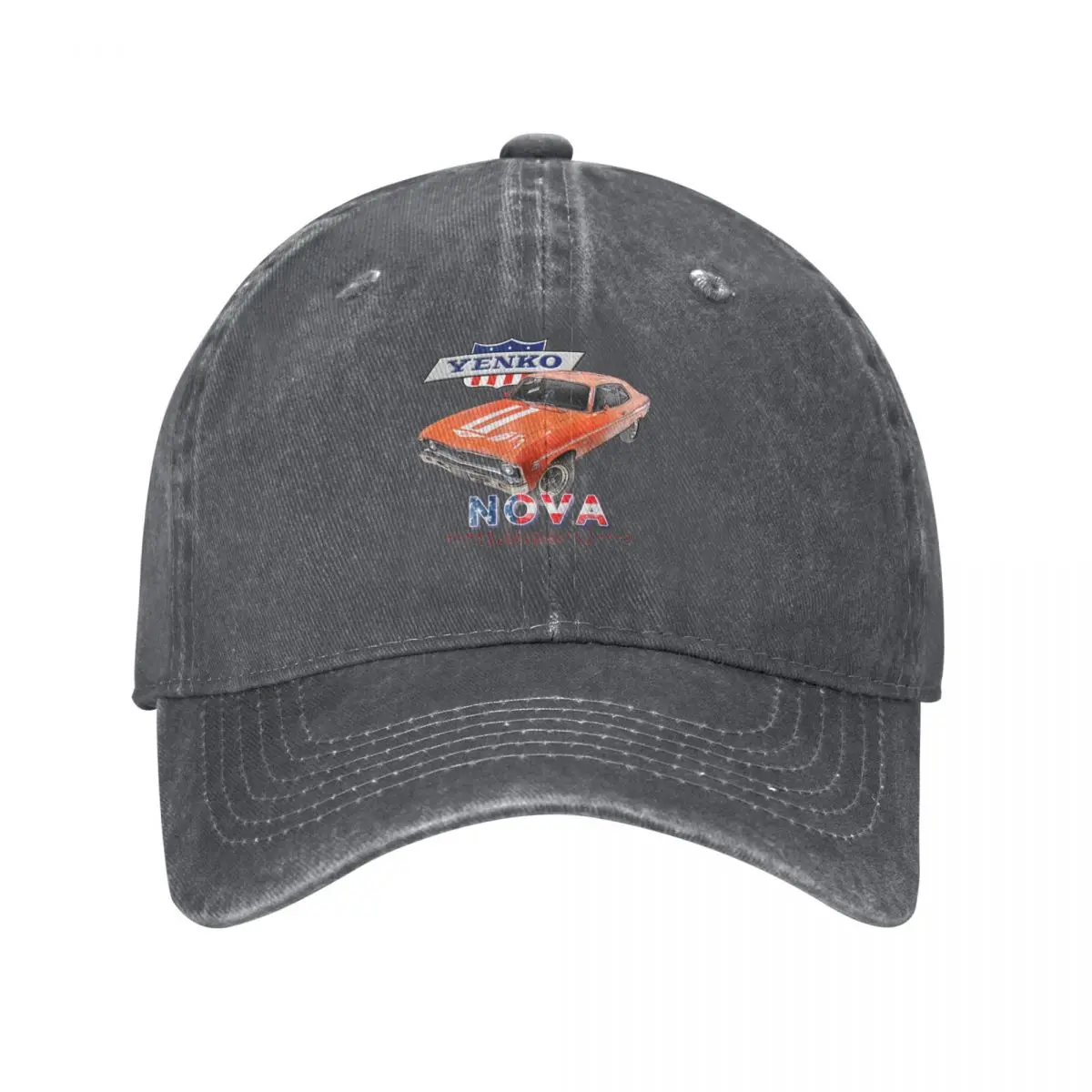 Yenko Nova 427 Muscle Racecar Hotrod Baseball Cap Hat Beach New Hat Snap Back Hat Fashion Beach Men Caps Women's