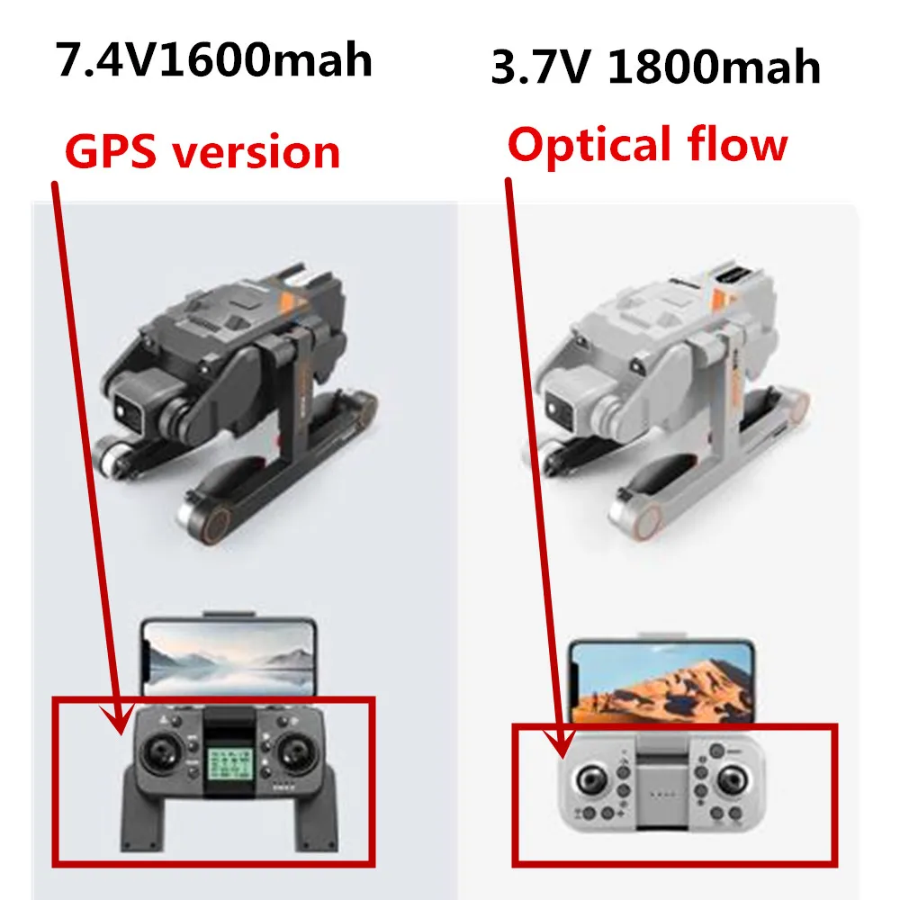 3.7V1800mah / 7.4V1600mah  Battery / Propeller Maple Leaf  Accessories Use For RG700 PRO Drone RG700 Mini Parts Batteries