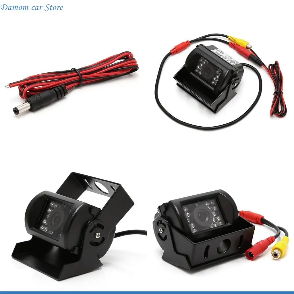A2UC 18 IR LED Car Rearview Camera Night for Vision Wide Waterproof Truck Bus