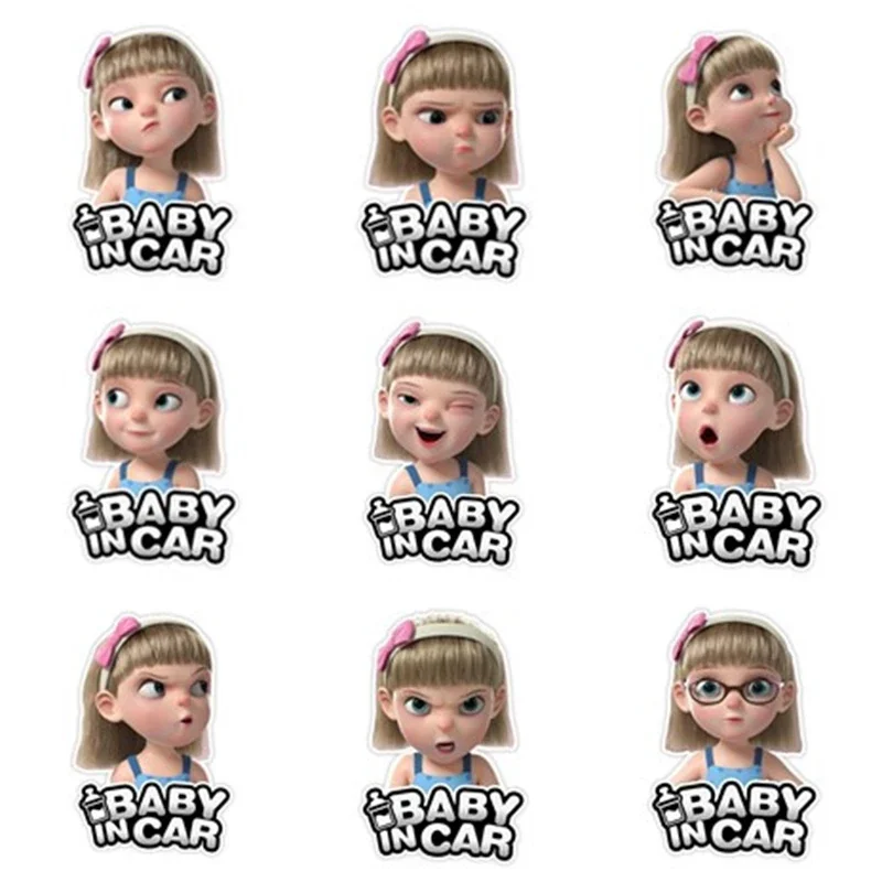 

Self-adhesive Vinyl Decal Boy Baby In Car Sticker Waterproof Auto Decors on Bumper Rear Window Motorcycle Helmet Decals