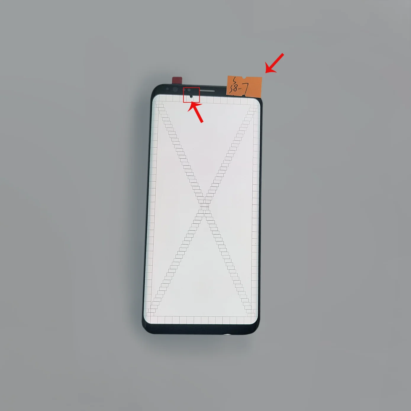 Super Single sale Super AMOLED LCD For Samsung S8 Touch Screen Digitizer Line point For S8  LCD No Frame