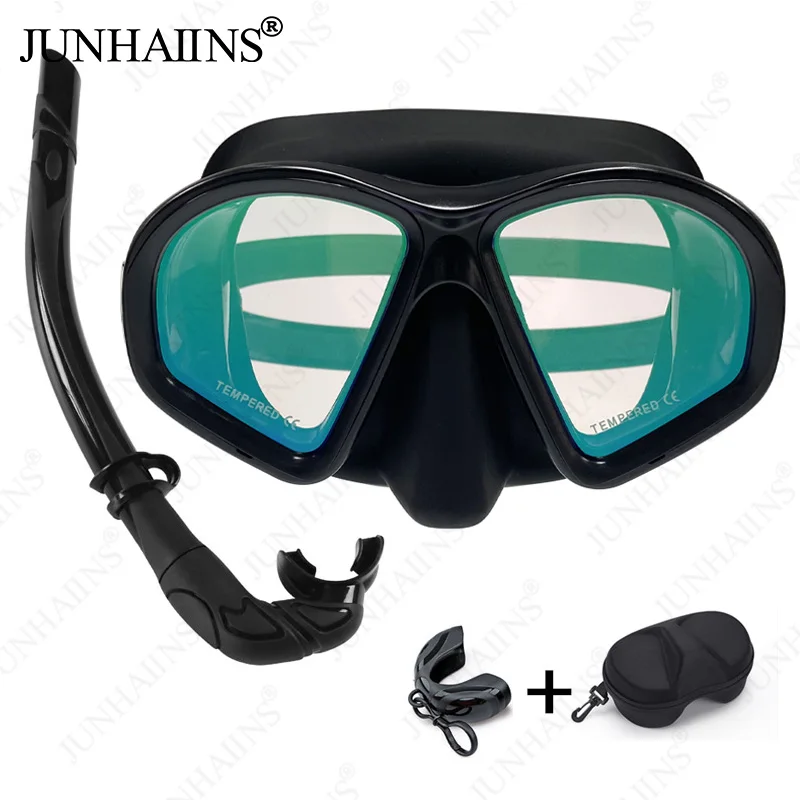 【Wielokolorowa】 Profesjonalna maska do nurkowania o niskiej objętości Maska do nurkowania ze szkła hartowanego Maska do nurkowania dla dorosłych Okulary do nurkowania Wodoodporne