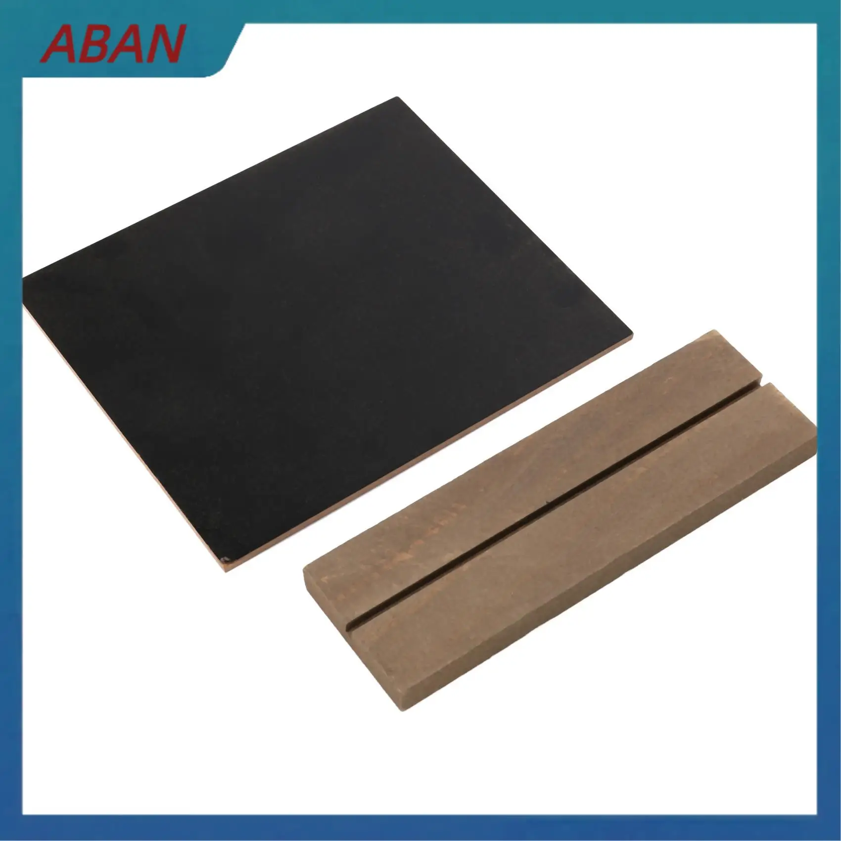 

ABAN 12 Pack Rustic Chalk Board Sign With Wood Stand For Wedding Decorations Signs Labels 6X5 Inch Blackboard