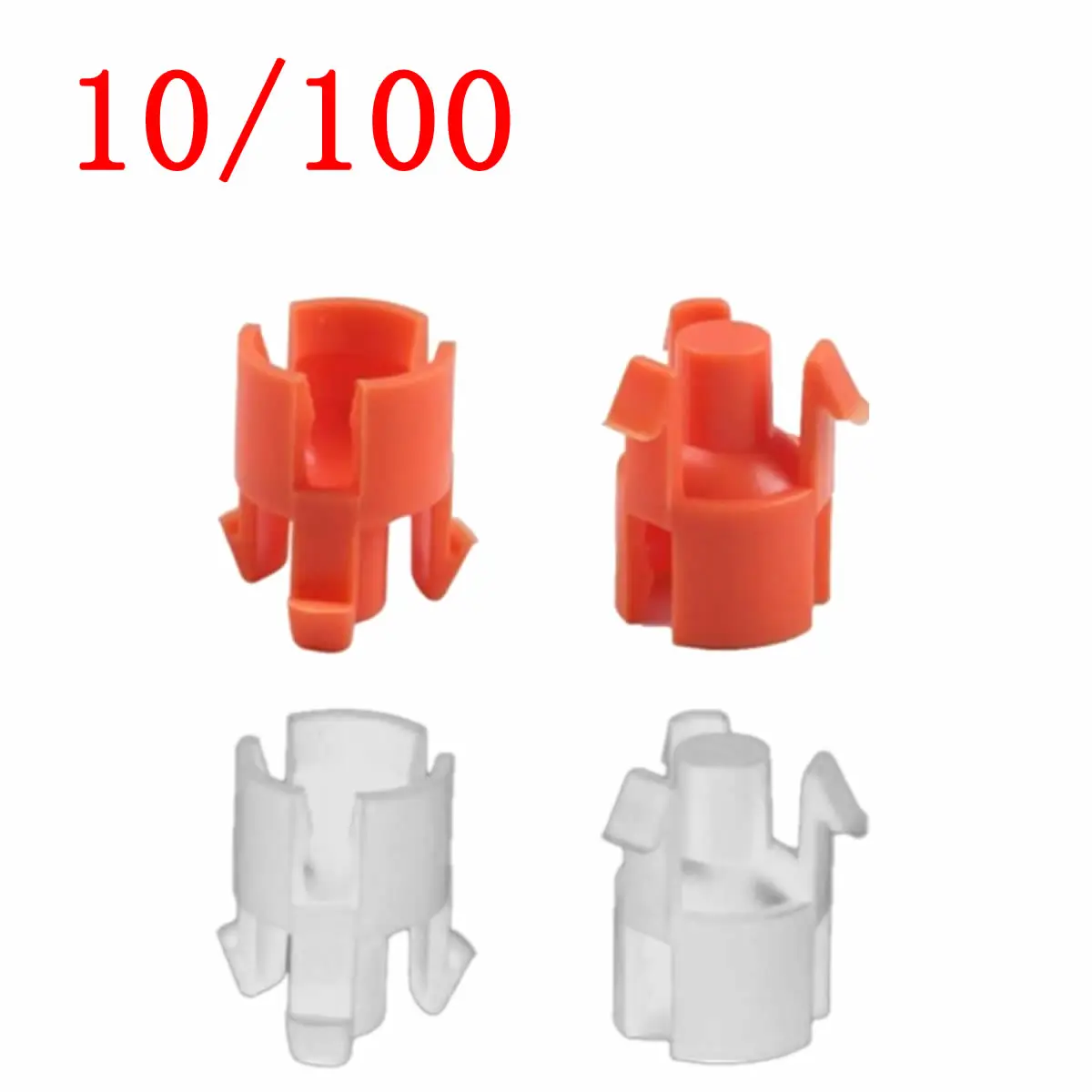 10/100x Cylinder Buckle Clip Car Accessories Clutch Master Plastic 9676534480 for Peugeot 307/308/408/300  Elysee C-Elysee C2 C3