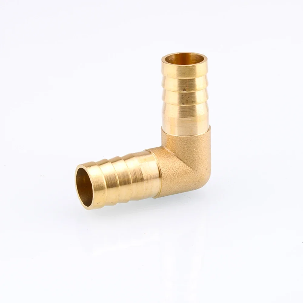 1 PCS 6/8/10/12/14/16mm Hose Barb Hosetail 90 Degree Elbow Equal / Reudcing Brass Pipe Fitting Water Gas Oil