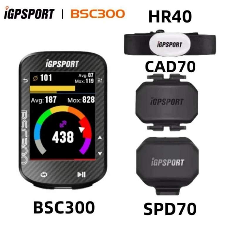 

BSC300 BSC 300 Bike GPS Computer Cycling Wireless Speedometer Color Screen Map Navigation Offline Map Bicycle Odometer