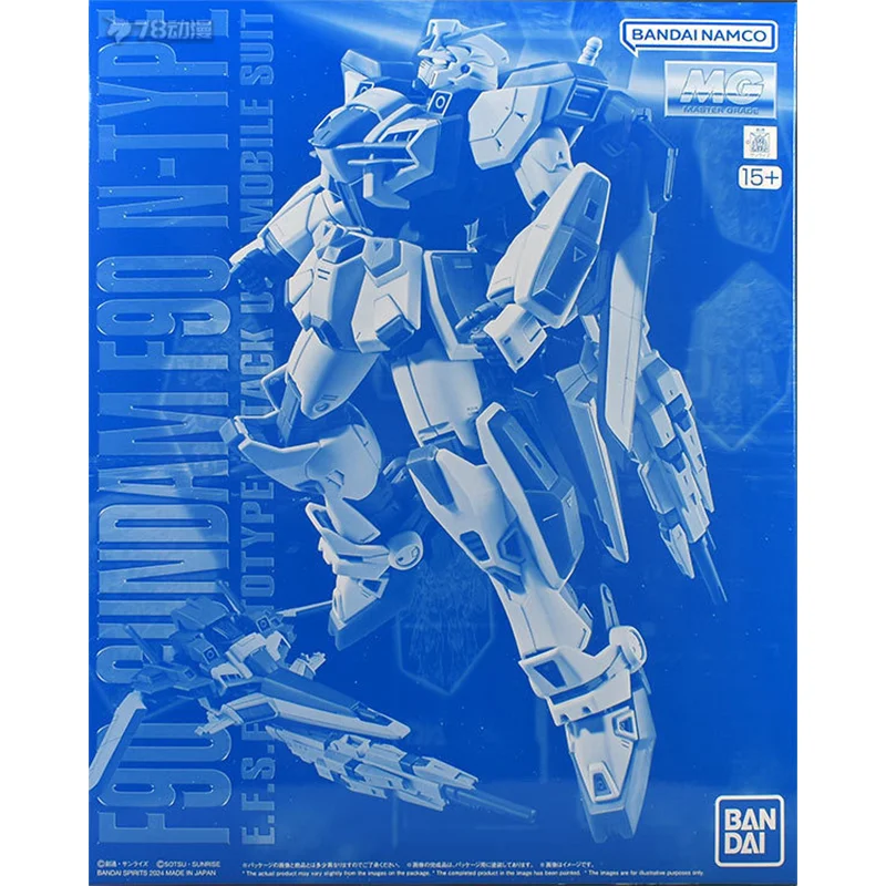 Spot Direct Delivery Bandai Original Anime GUNDAM Model MG 1/100 F90 GUNDAM F90 N-TYPE Action Figure Assembly PB Toys For Kids