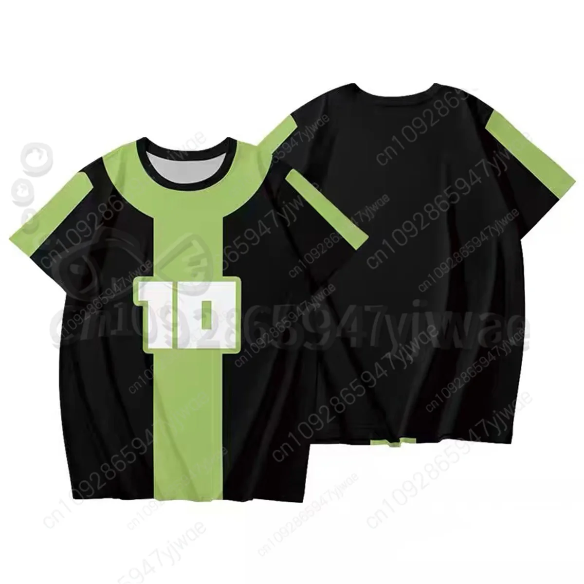 American Anime Omnitrix Ben10 Cosplay Shirt 3D Ben Tennyson Print 3D Grafik T-Shirt Harajuku Y2k Top Sommer Eltern-Kind-Outfits – Detail 8