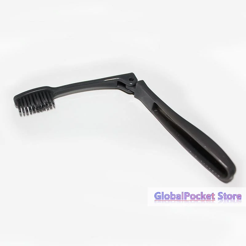 Individually Packed Foldable Bamboo Toothbrush Charcoal Soft Bristles Portable and Hygienic for Family or Office Use