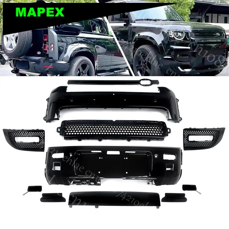 

For Land Rover Defender 110/90 2020-23 Bumper Trim Body Kits Modified 007 Style