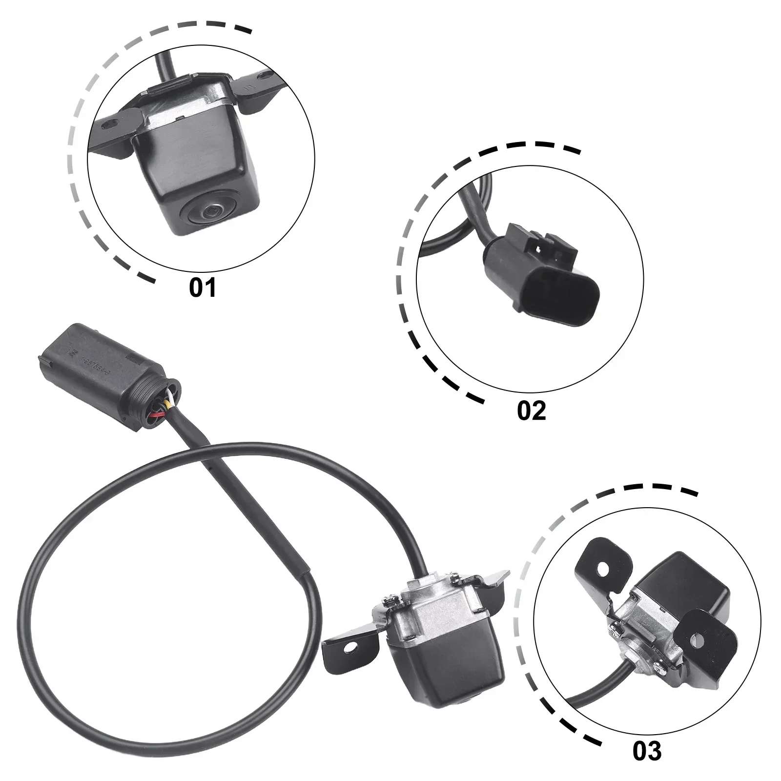 OE/OEM Part Number 95760 1K501 Rear View Backup Camera for Hyundai IX35 Package Includes 1x Rear View Backup Camera