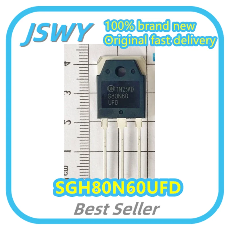 

(5/50pcs) SGH80N60UFD SGH80N60UF SGH80N60 Silkscreen G80N60UFD TO-3P ICs Genuine Stock Ships Fast