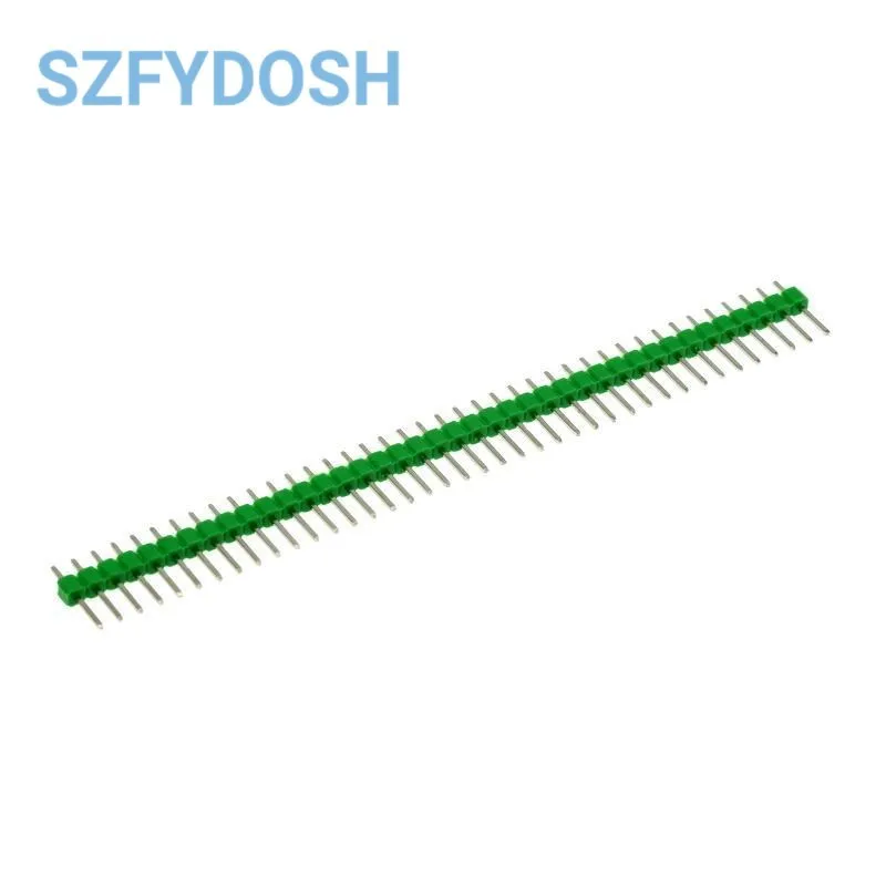 10PCS/LOT 40Pin 1x40  Colorful Single Row Male 2.54MM Breakable Pin Header Connector Strip Pin For Diy Kit