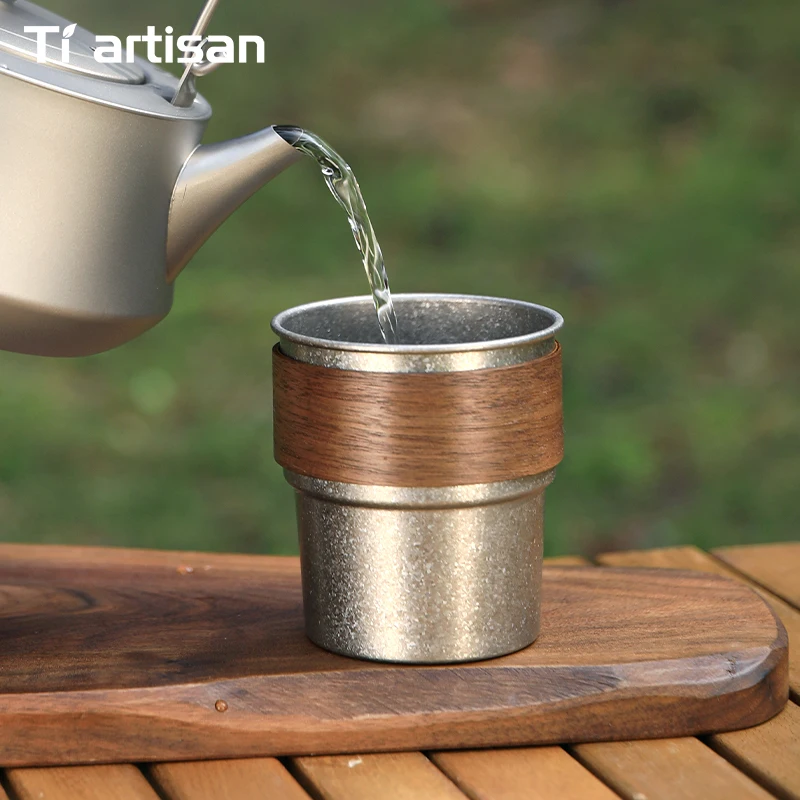 Tiartisan Titan 300ML Kaffeetasse Einwandiger Wasserbecher Outdoor Camping Leichtgewichtige Tragbare Teetasse Trinkgefäß