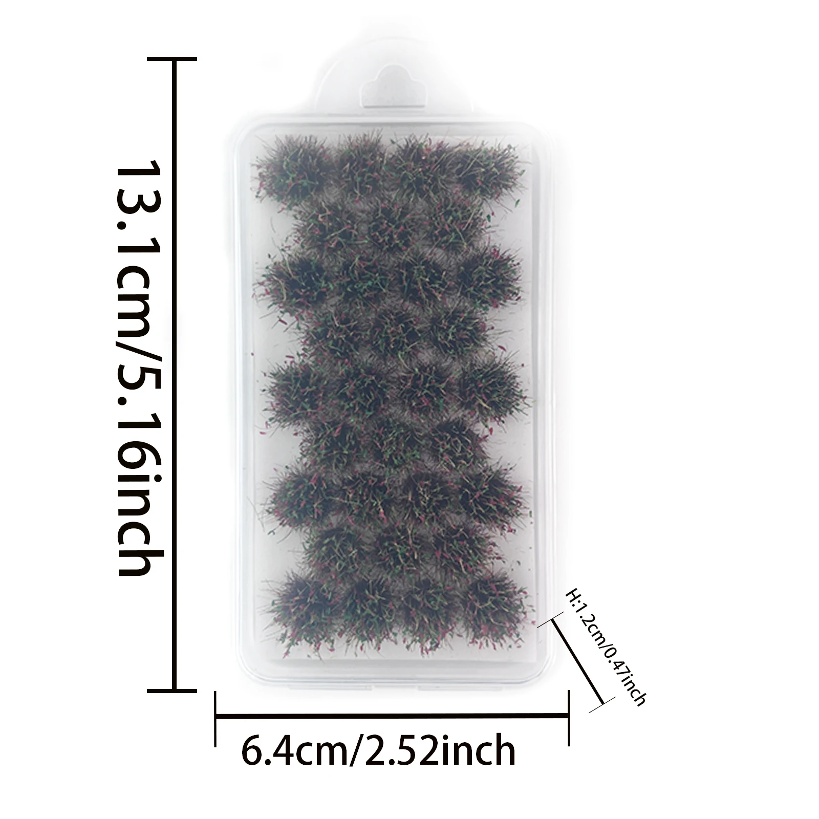 32 pièces/boîte Miniature grappe de fleurs modèle plante touffe construction Table de sable aménagement décor de jardin bricolage maison de poupée artisanat jouets accessoire