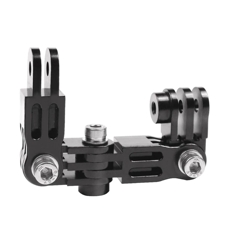 Aluminum-alloy Three-Way Adjusting Arm Adapter Brackets Mount Connector Photography Accessoy for Hero 10 9 8 7 6