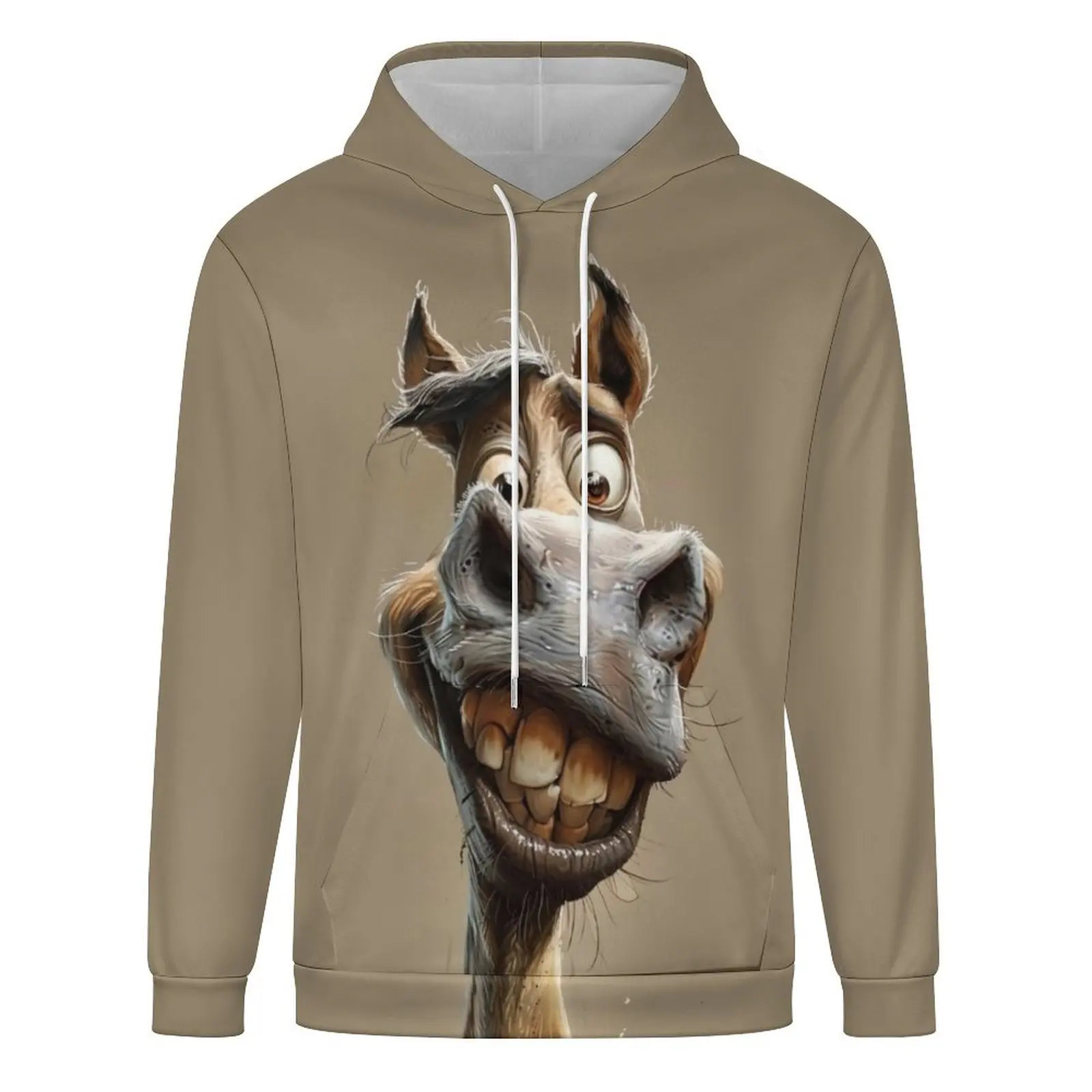 

Donkey Savannah Graphic Sweatshirts 3D Printed Men Pullover Hoodie Outdoor Sportwear Harajuku Fashion Animal Donkey Streetshirt