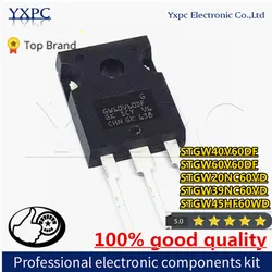 5pcs STGW40V60DF TO-247 GW40V60DF IGBT 600V 40A STGW60V60DF GW60V60DF STGW20NC60VD GW20NC60VD STGW39NC60VD STGW45HF60WD