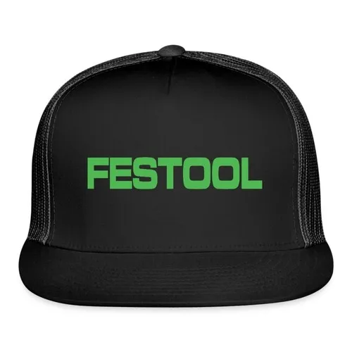 Festool Tools Schwarze Trucker-Mütze, Kappe für Erwachsene