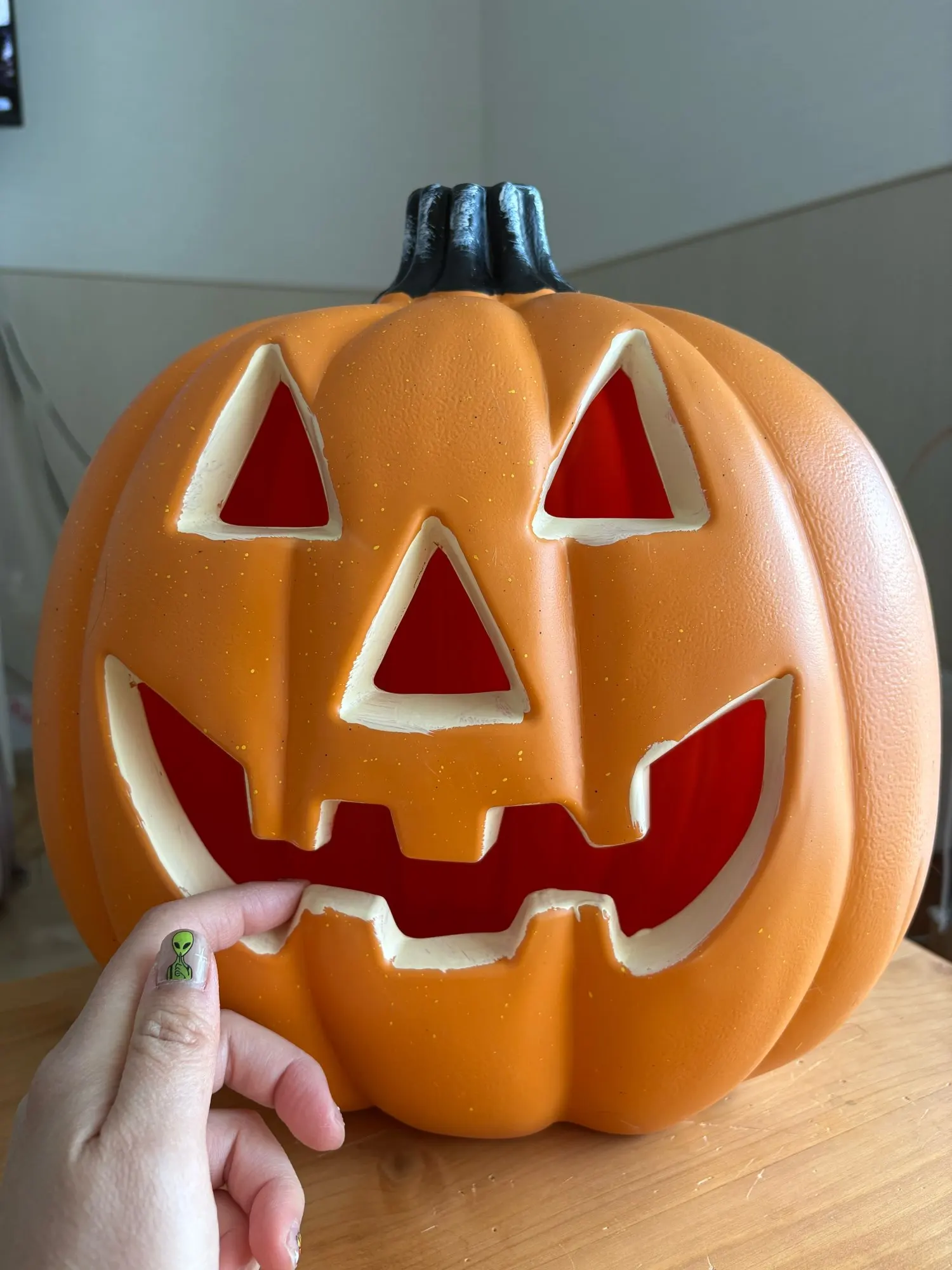 1Pc Decorative Pumpkin Halloween Props Lantern Decor Pumpkin Decoration Pumpkin Light Outdoor Halloween Decorationsation photo review