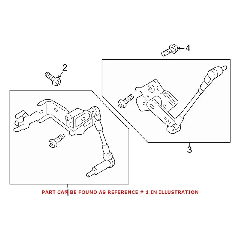 8W0941309E Rear Left Body Height Headlight Level Sensor for A4 A5 RS5 S4 S5 2016-2023 4M0907803 8W0 941 309 C