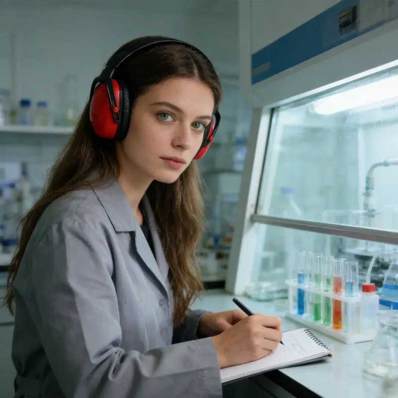 

1 шт., домашние наушники с шумоподавлением, регулируемые наушники для сна, наушники для студентов, защита от шума, наушники для учебы и работы