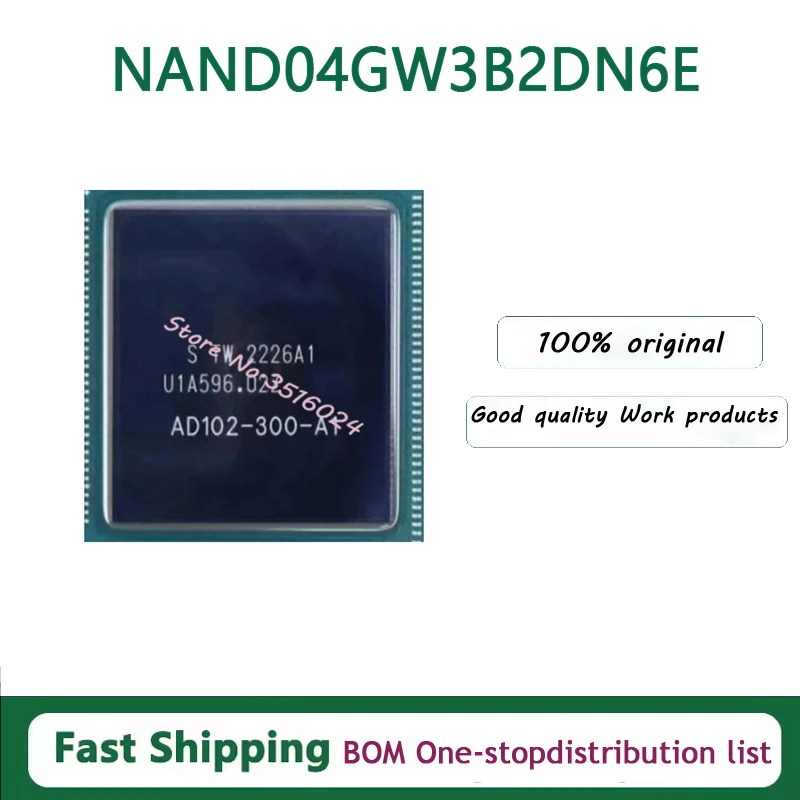 5PCS/lot  NAND04GW3B2DN6E NAND04GW3B2DN6 512MB BGA 100% NEW