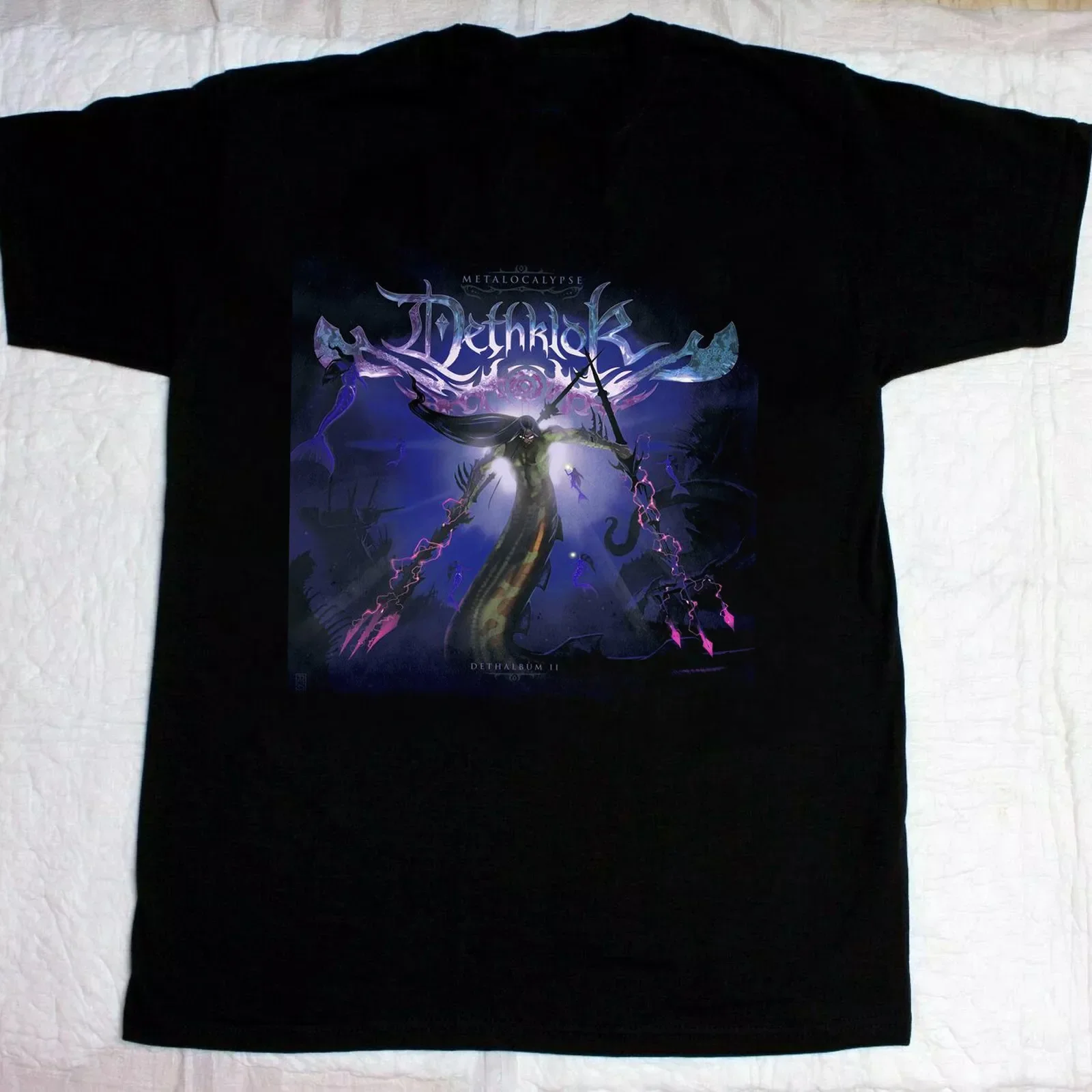 METALOCALYPSE DETHKLOK BAND Dethalbum II T Shirt Full Size S5XL