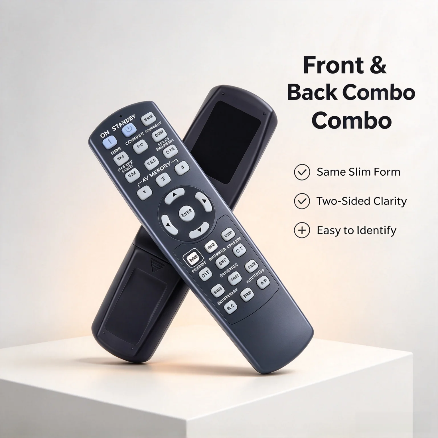 Replacement Remote Control for Mitsubishi Projector HC3700 HC3800 HC4900 HC6800 GX540, No Programming Required