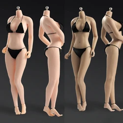 Figuras de cuerpo sin costuras para mujer, juguetes AB001 de 12 pulgadas, bronceado pálido Flexible, bestia grande, cuerpo sin costuras con pies extraíbles, 1/6