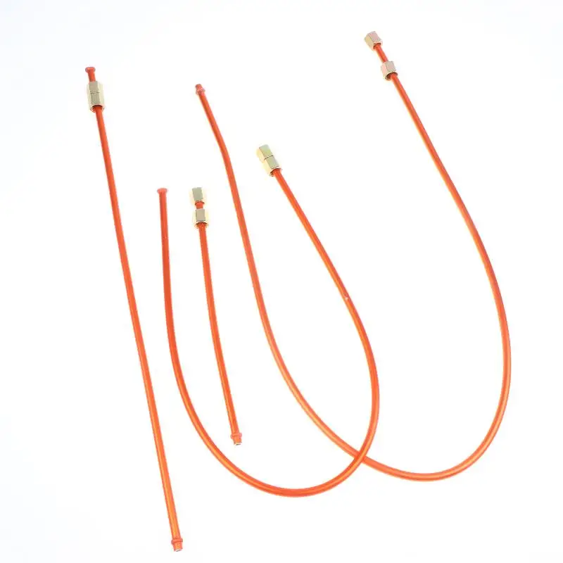 Aluminum Copper-plated Air Compressor Exhaust Tube Pressure Relief Valve Tube 200/400/600/800MM Bendable Air Line Hose