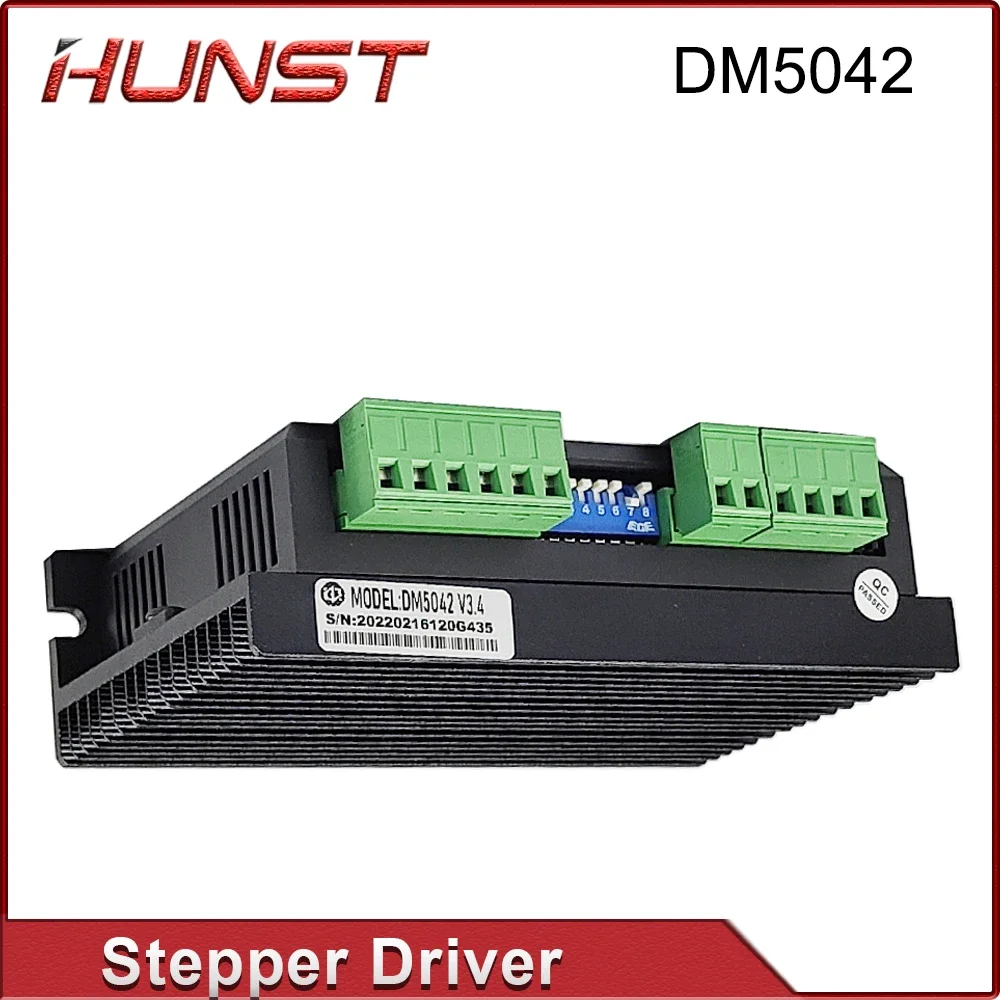 HUNST Digtal Stepping Driver DM5042 2 Phase 20-50V Max 4.2A Digital Driver  CO2 Cutting and Engraving Machine Rotating Device