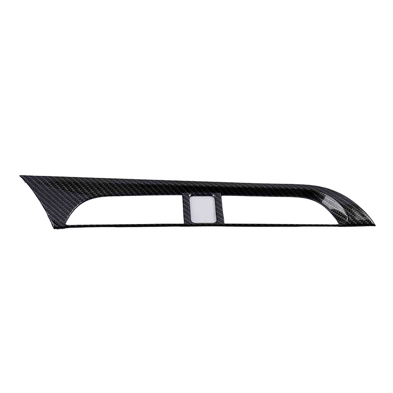 ABS Carbon fibe Center Console Air Conditional Decorative Sequin For Nissan Kicks 2016 2017 2018 Internal Decorations Stickers